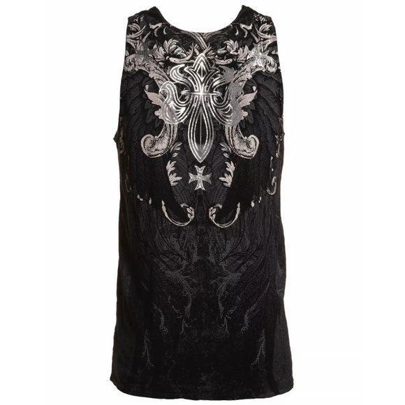 XTREME COUTURE by AFFLICTION Men's Tank BOLD CIPHE - Picture 7 of 7